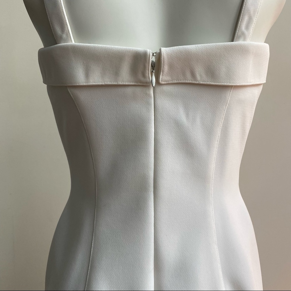 THIERRY MUGLER Iconic Vintage White Bandeau Sheath Dress - Picture 8 of 12